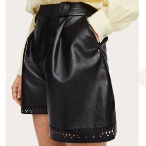 Anthropologie Scotch & Soda Faux Leather Shorts